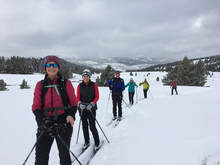 Group Snowcoach and Snowshoe Adventure into Yellowstone